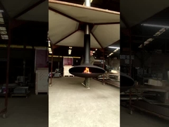 Binnenverwarmers Opgeschorte Houten Buning-Open haard en Plafond Hangende Open haard