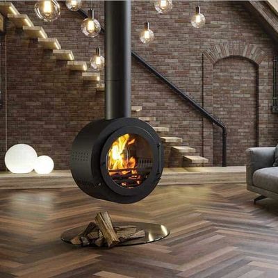 Het binnen Brandende Fornuis van Heater Suspended Hanging Fireplaces Wood