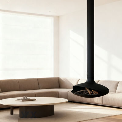 stove rotating spherical suspended fireplace morden fireplace hanging fireplace
